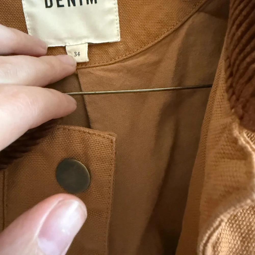 Sezane Tan Brown Utility Jacket - Picture 4 of 5